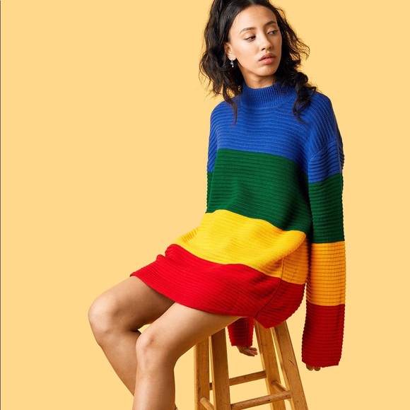 unif rainbow jumper